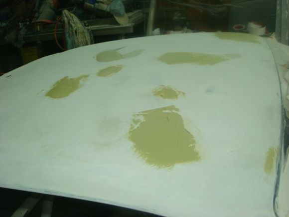 Passenger side with a little more bondo.