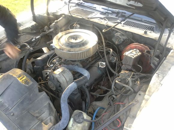 suppose to be a 301 turbo but was change sometime for a 400 chevy engine