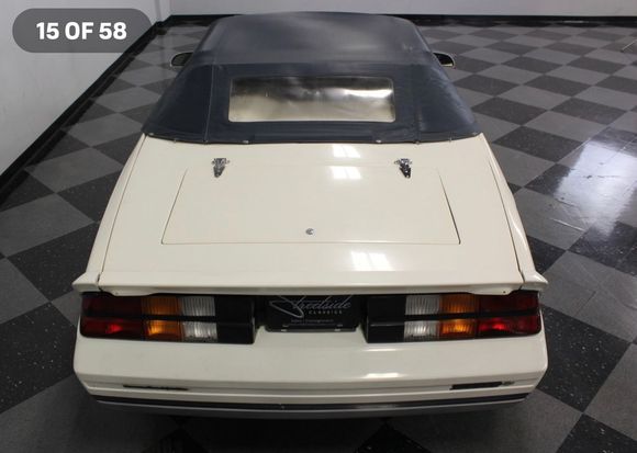“1985 Limited Edition Z28 Chevy Camaro with the Daytona kit”. After the 1985 Z28 Chevy Camaros left the factory & arrived at the dealerships, the dealerships had them sent out and the Dayton after market kit installed in them and had them listed as a limited edition. They convertible soft tops & 2 seaters.