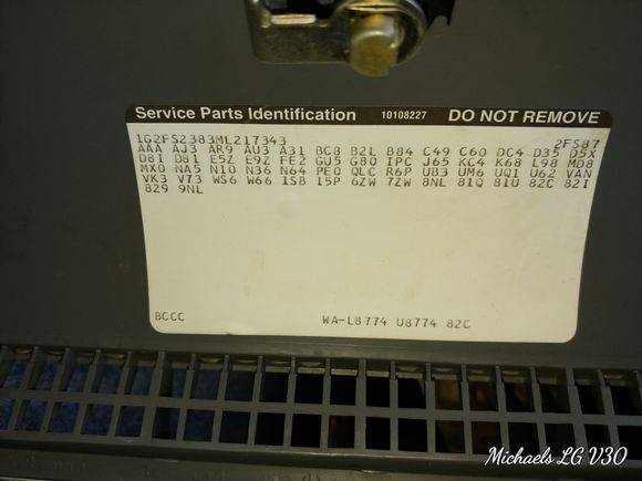 RPO codes