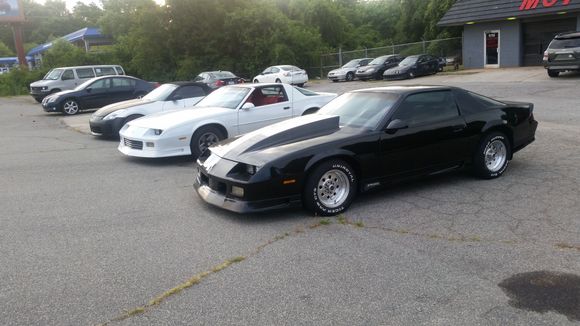 black RS at a shop or lot. It had a no warrenty sticker but no price or info.