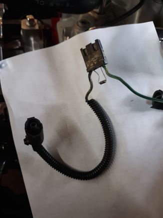 This is the wires feom the old compressor 