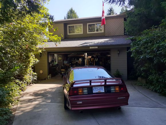 The garage that I work out of.