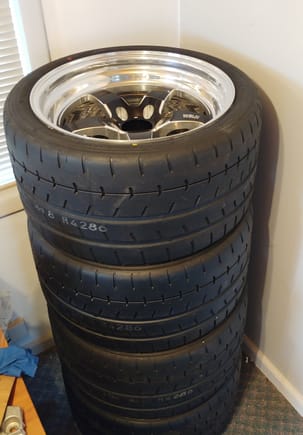 perfect fit on these 18x11s
Autocross tires are awesome, but don't store them under 40F weather