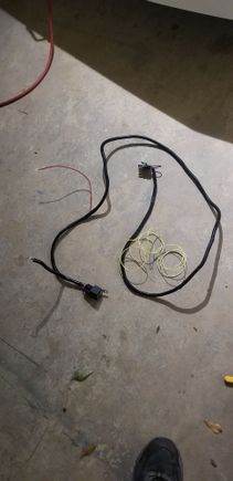 New 02 harness complete with terminals and wire loom.