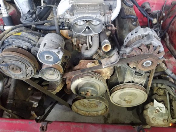 88 front accessories prior to removing them in February.  Not pretty, but all there.