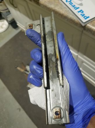 Driver side horizontal track