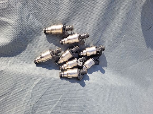 Accel 19 pound injectors. Came off my 85 305 tpi. Ran for about 2 years, $230 shipped.