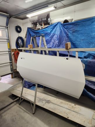 This is how the doors look now after 2 coats of heavy fill primer. There are some small air holes visible that I'll have to fill with spot putty before i block sand them, but definitely heading in the right direction.