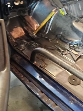 Drivers side down bar.