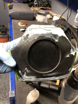 2 pieces of plastic bonded and molded and formed