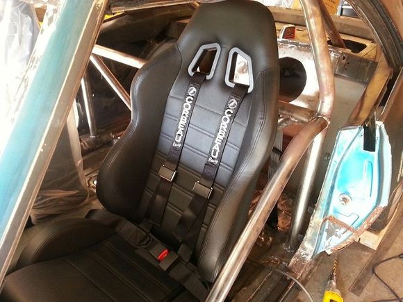 Seat mock up, now have corbeau seats for it w/harnesses