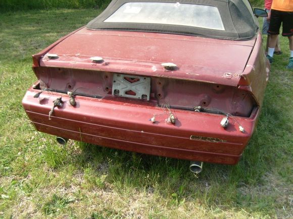 rear bumper,trunk.....