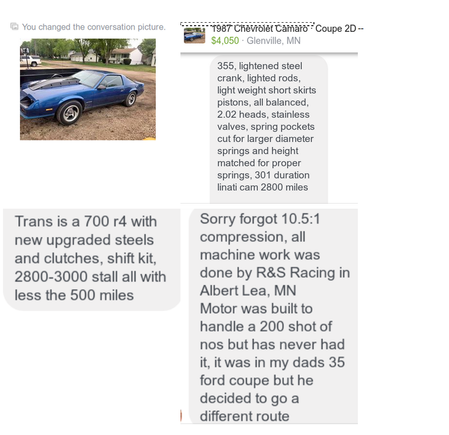 
and steels and shift kit, seal power rings and bearings
     

