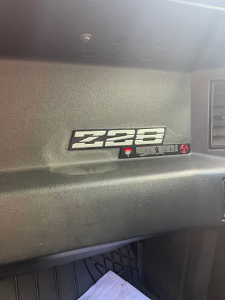 here you can see my attempt at removing it and the white stain it left