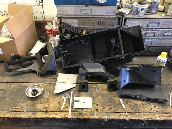 All cleaned and blasted hard pieces