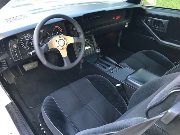  The dash pad is perfect and the rest of the interior attest to the low mileage condition of the car     