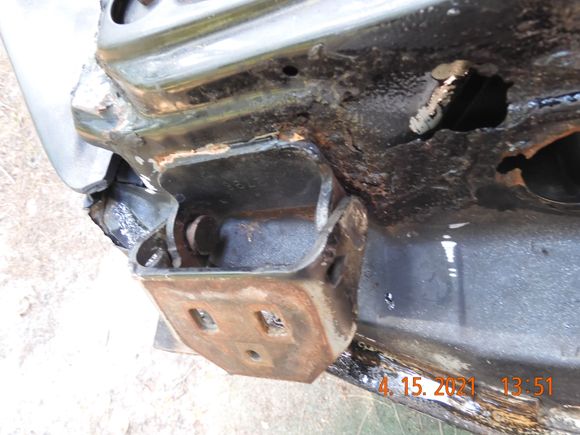 Kind of a good thing, found rust I had overlooked before, welded new sheet metal and soaked with POR15.