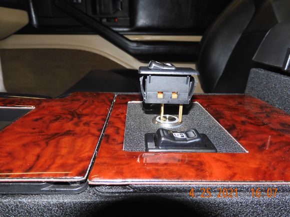 This is why it looks a little distorted.  I am in no hurry to dismantle the whole dash and console again any time soon!