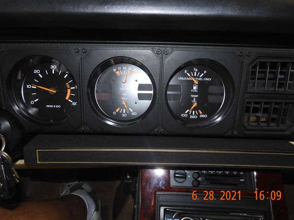Ordered a replacement gauge cluster on eBay, and replaced today.  Now all are working perfect!!!!  Yes, I am almost out of gas!! So nice to have real gauges again.  