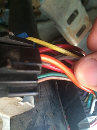 Traced wire back to connector