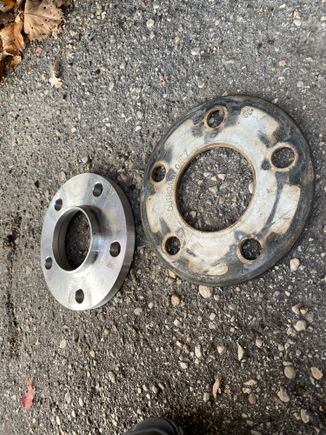 Steel shim .151” OEM SPACER and hun centric alum spacer