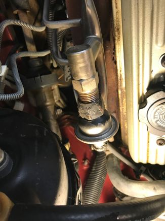 AIT injection hose removed