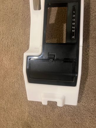 Front third view with shift plate.