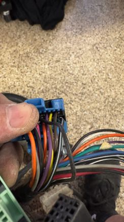 This is new harness, top 2nd pin (pin 11) from the left is brown and on the old harness, it’s gray. What the difference here?