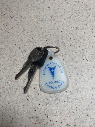 I still had the spare keys and they still work
