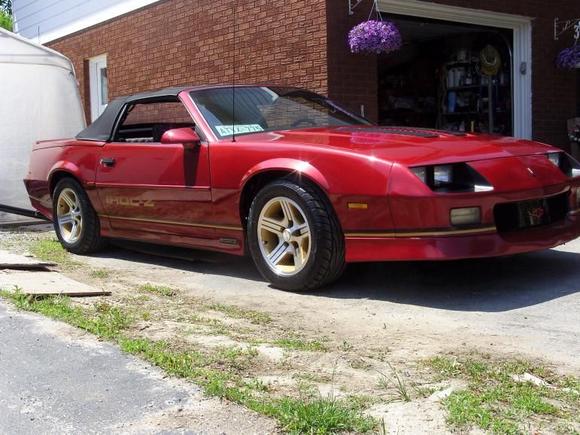 90 IROC convertible from Tampa Bay, Florida