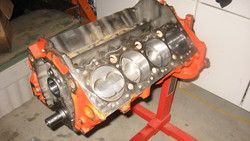 new heart, 355, trw 7009p pistons, worked over bowtie rods, scat factory stroke crank