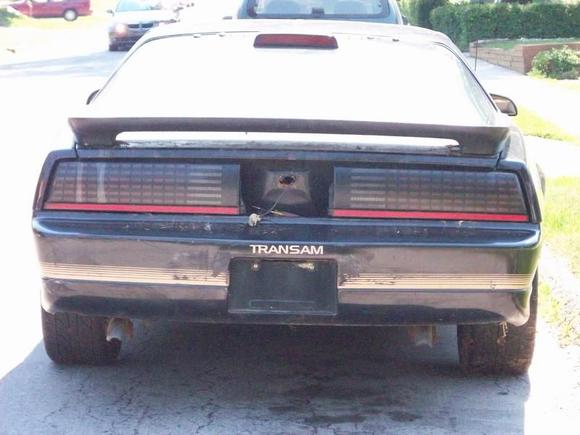 The previous owners destroyed her rear lock!
