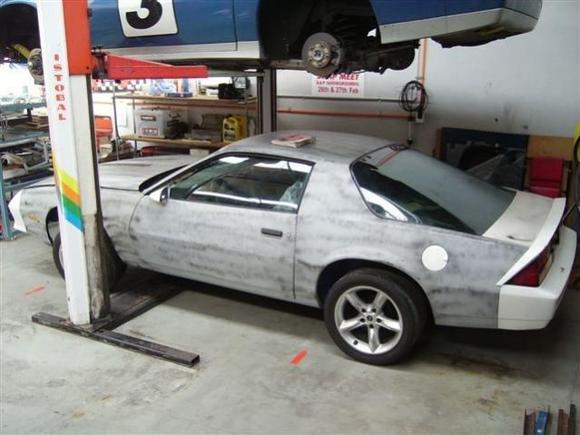 Ians RACE CAR (my late Brother) work-in-progress Project when he passed away December 2007.