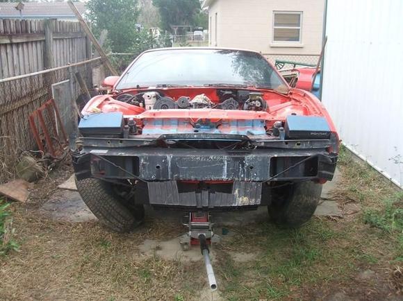 027 V8 goes in