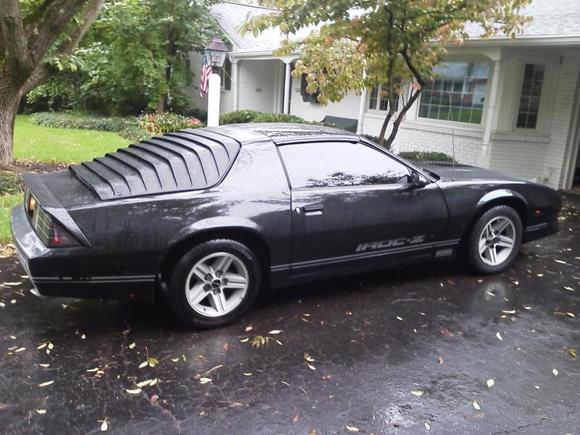my 1987 iroc-z with rear window louvers

she was my first iroc. RIP