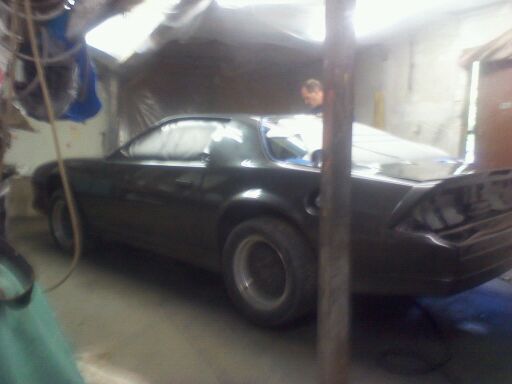 my car being painted