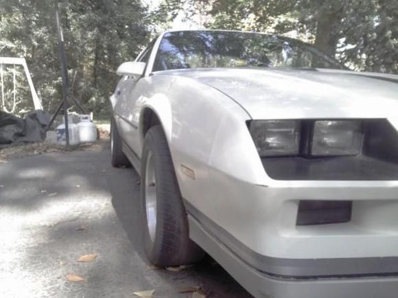 Passenger side front view