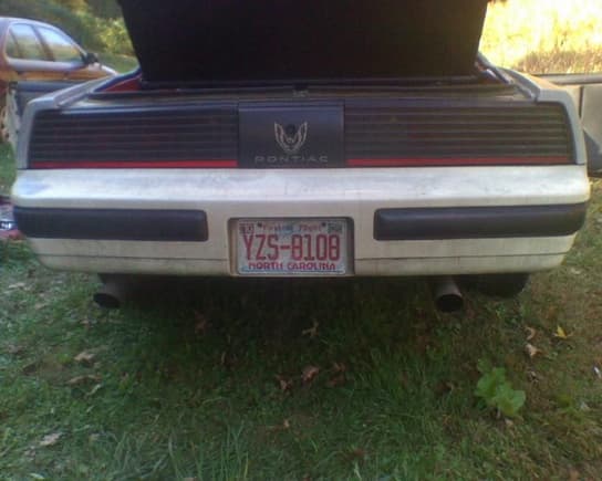 white 86' backend 84' TA tail lights with 86 center piece
