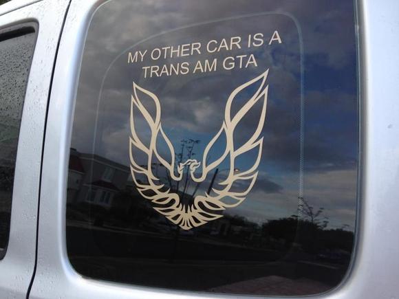 Cool Decal for my Truck