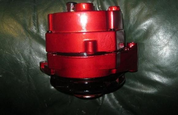120amp custom built red alternator