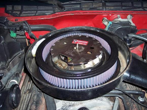 Camaro K&amp;N filter with Tornado
