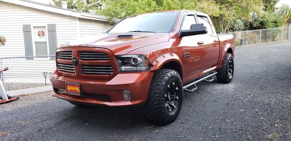 My first RAM! 2017 Sport with Copperhead color-matched interior. 