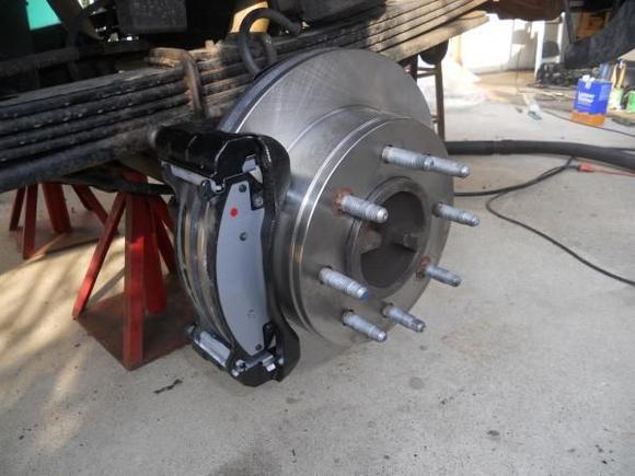 Rebuilding rear passenger side brakes
