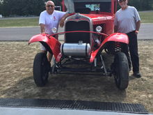 Gino & Fred with the 31 Ford Gasser "Flying A Gasser"!