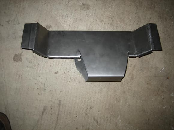 Fabricated steel filler piece for frame modification