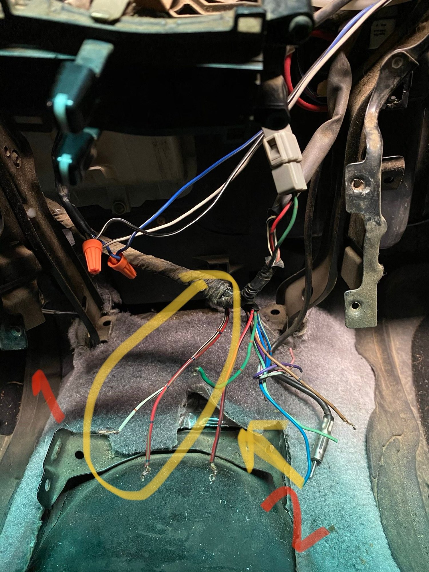 Help identifying wires behind stereo area - YotaTech Forums