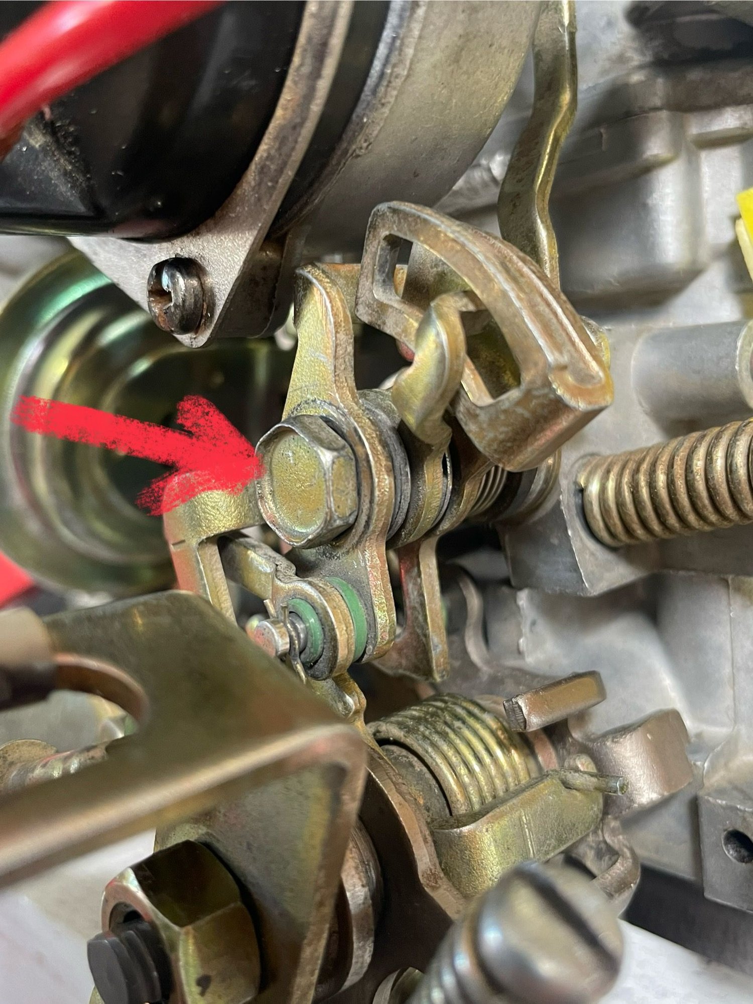 Shaft for fast idle cam, etc