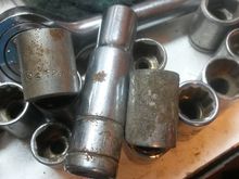 just some of the stuff im cleaning up rust grime glue or who knows what makes it hard to identify the sockets an im gettin old