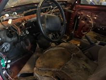 Pulled the dash just in case I need to swap the gauges plus someone might need to nice dash.